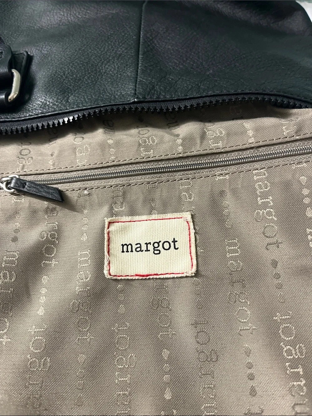 Margot Black Leather Messenger Crossbody with Wide Strap